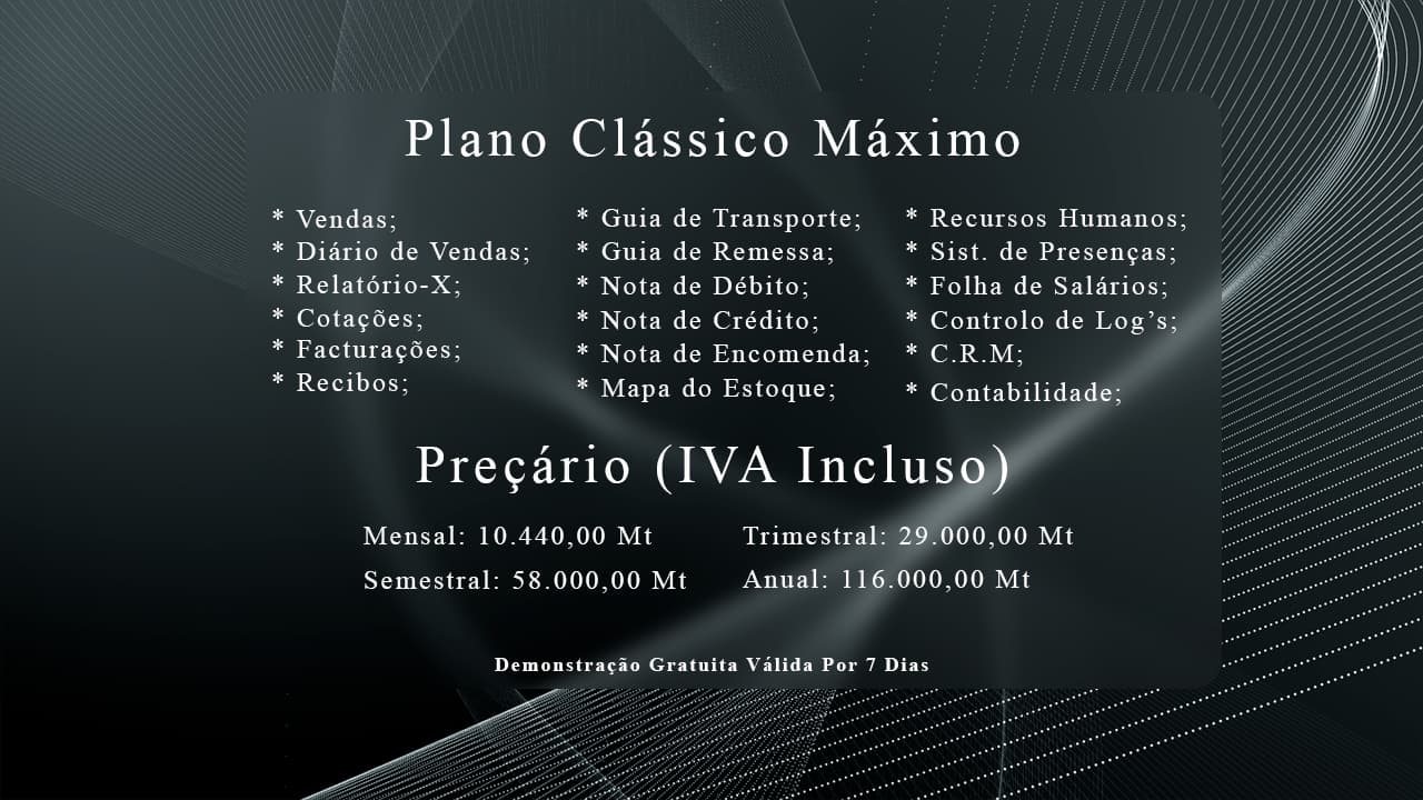 Plano Clássico Máximo