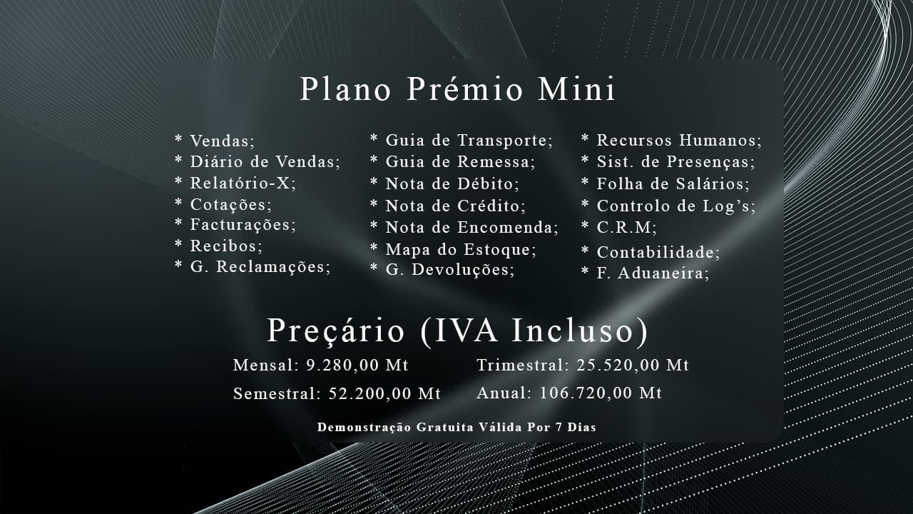 Plano Prémio Mini