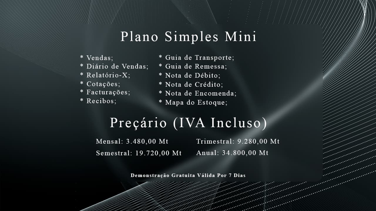 Plano Simples Mini